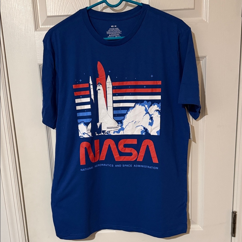 NASA Blue Graphic Tee - Short Sleeve